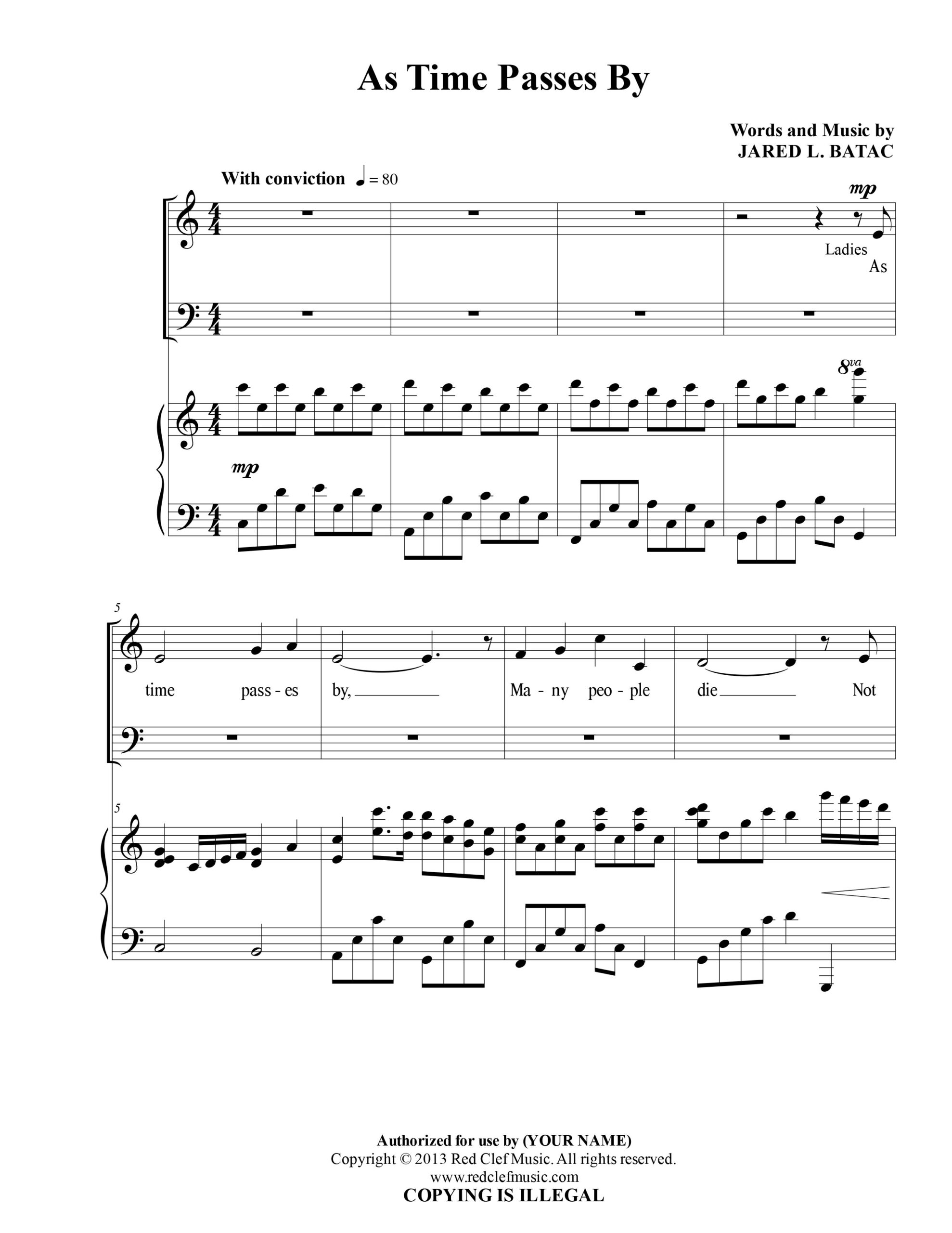 As Time Passes By with Accompaniment in C (Advanced).musx