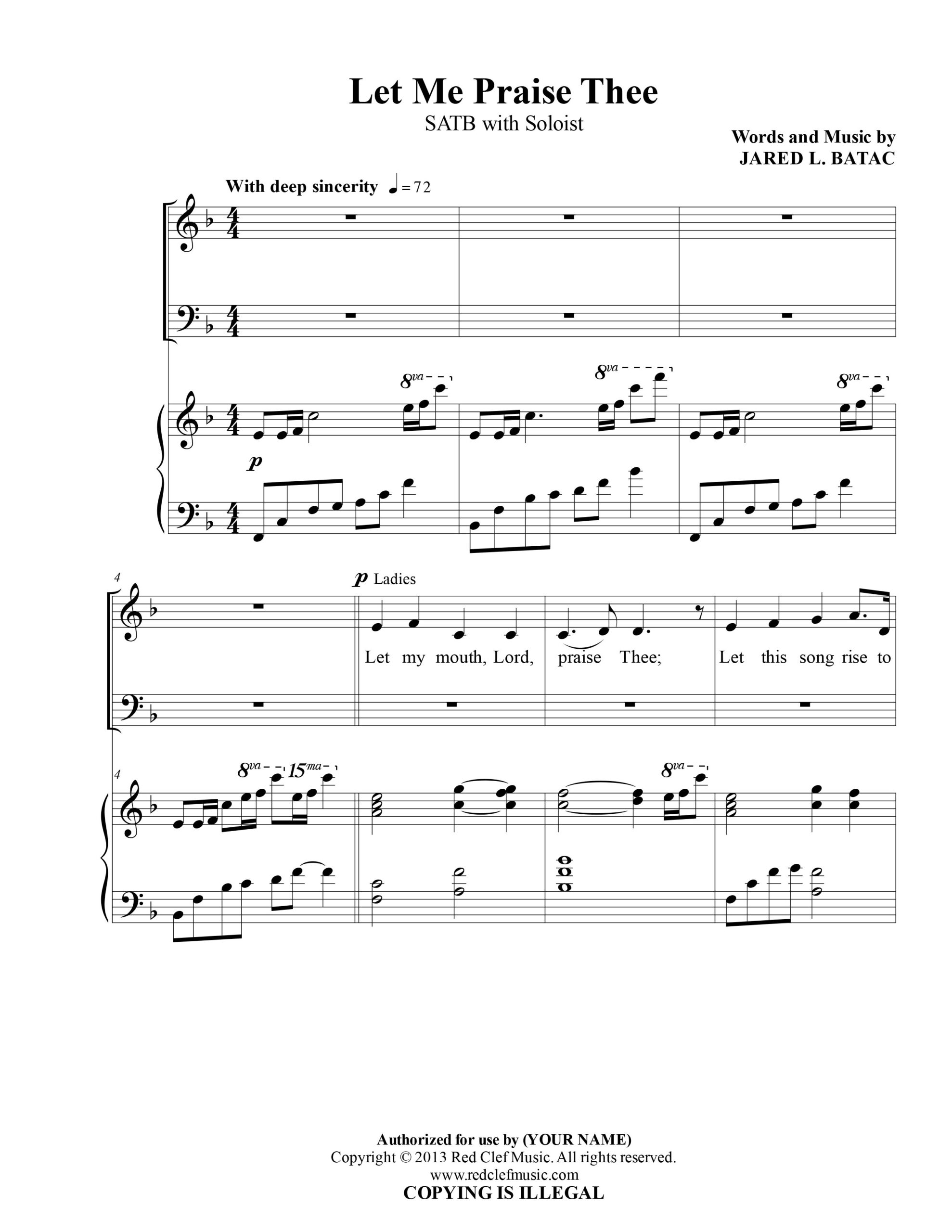 Let Me Praise Thee with Accompaniment in F.musx